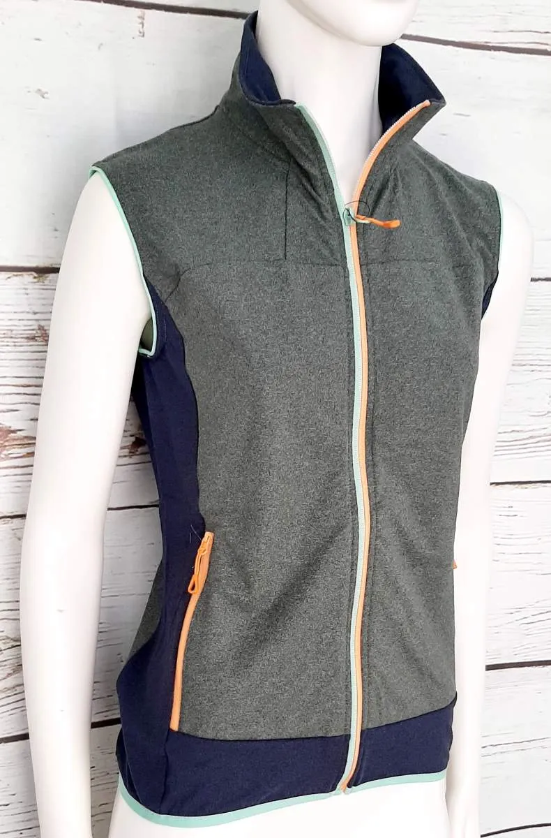 Gilet in tessuto tecnico traspirante